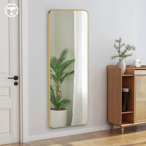 Rectangle SS201 Stainless Steel Frame 5mm Copper Free Mirror