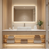 LED Round TM-S6040 Backlit Bathroom Mirror for Hotel Wholesale